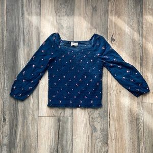 Girls Cropped Shirt